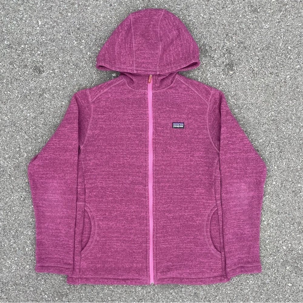 Patagonia Kids' Magenta Full-Zip Hoodie